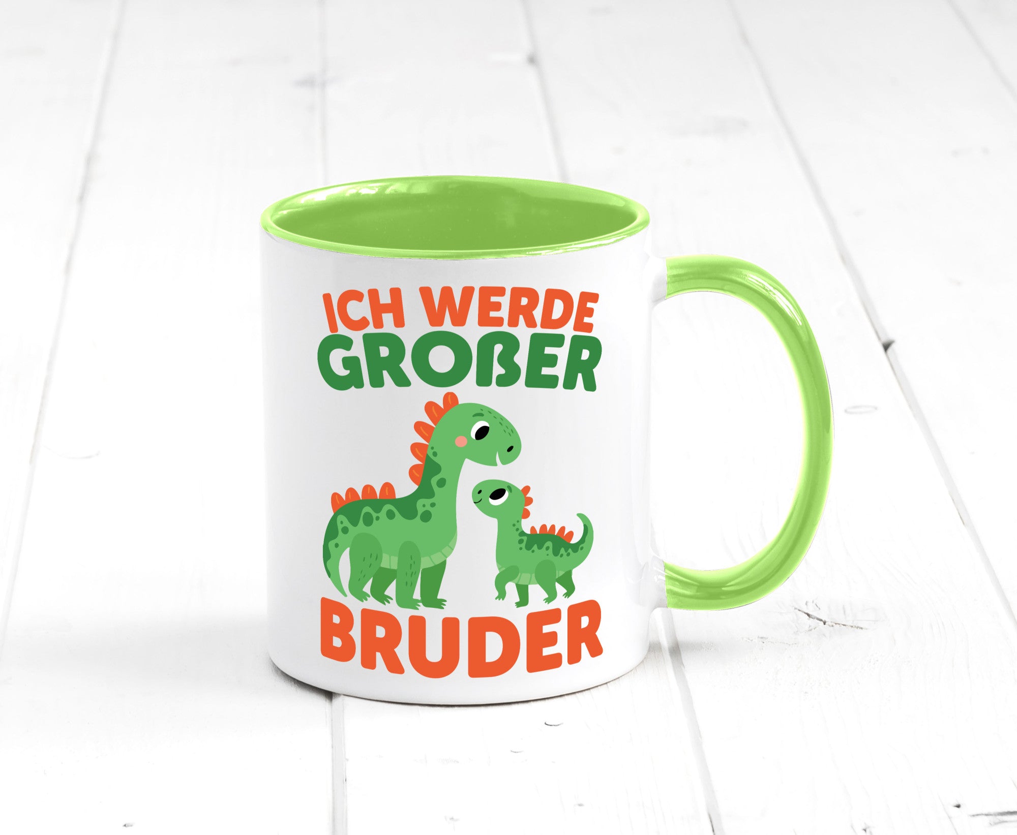 Ich werde Großer Bruder | Dino Brudersaurus lustig Humor Geschenkidee Geschenk