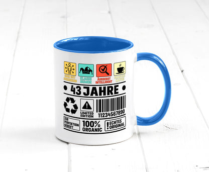 43. Geburtstag | 43 Jahre Humor Limited Edition lustiger Spruch Geschenk