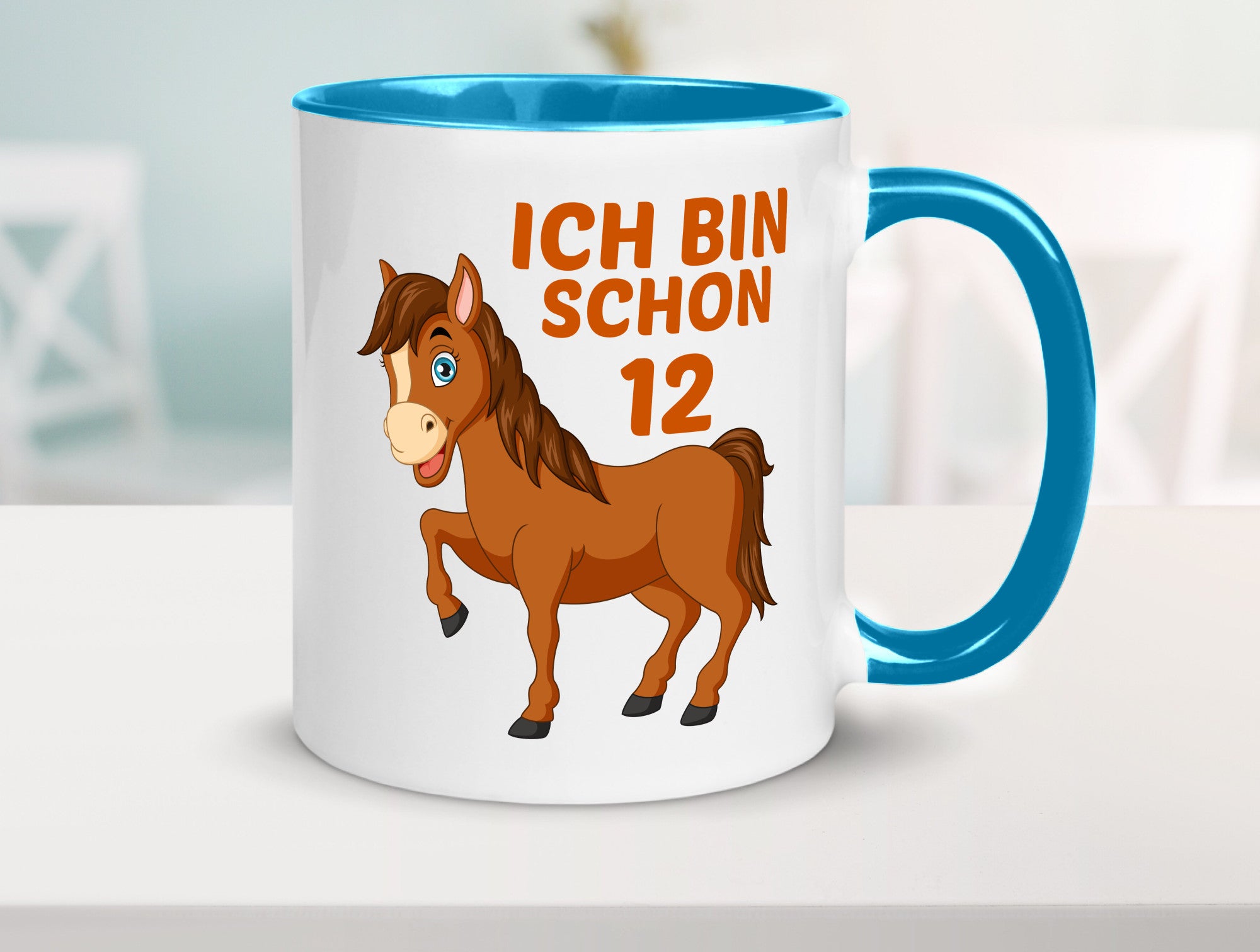 12. Geburtstag | Ich bin schon 12 Pferde Pony Geschenkidee Humor Tasse