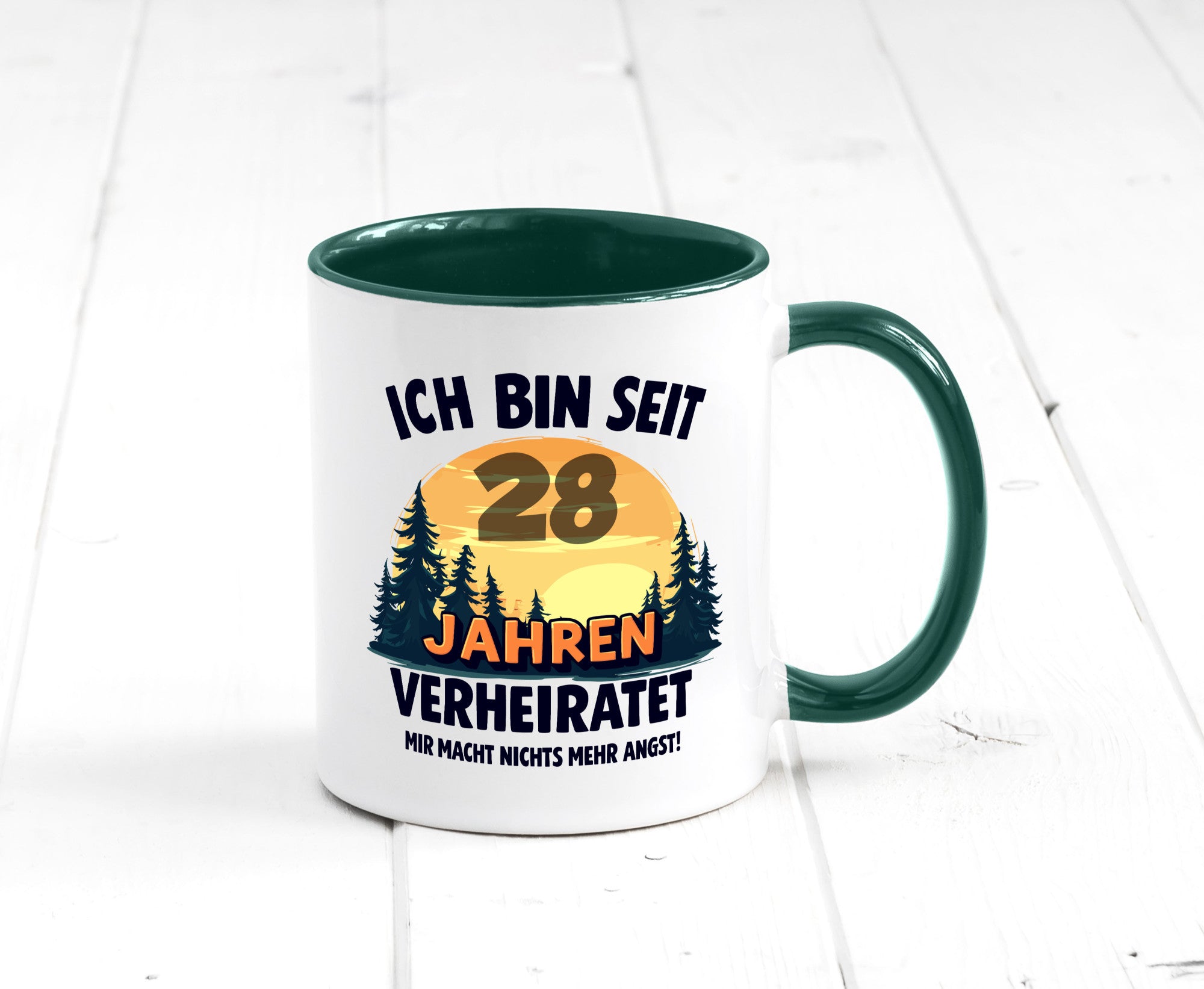 Ich bin Verheiratet | 28. Hochzeitstag Ehepaar v2 lustiger Spruch Geschenk