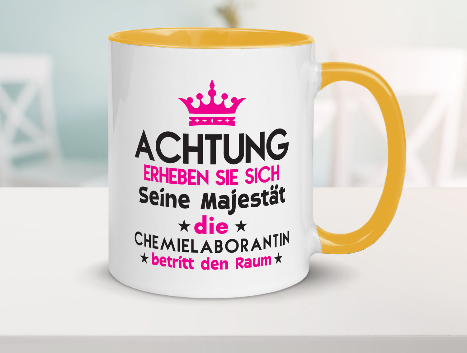 Seine Majestät Chemielaborantin | Laborantin Chemie Humor Geschenkidee Tasse