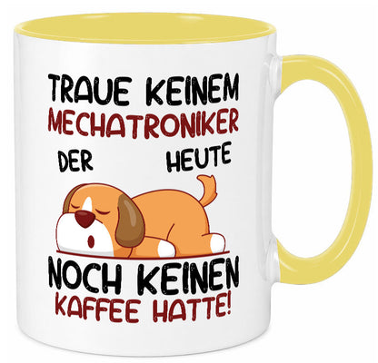 Traue keinem Mechatroniker | KFZ lustiger Spruch Geschenk Humor Geschenkidee Tasse