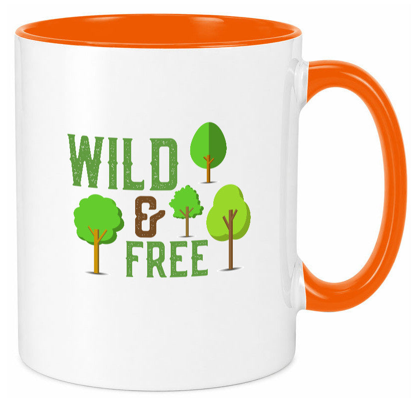 Wild and free | Freiheit Camper Hobbycamper Geschenkidee Humor Tasse