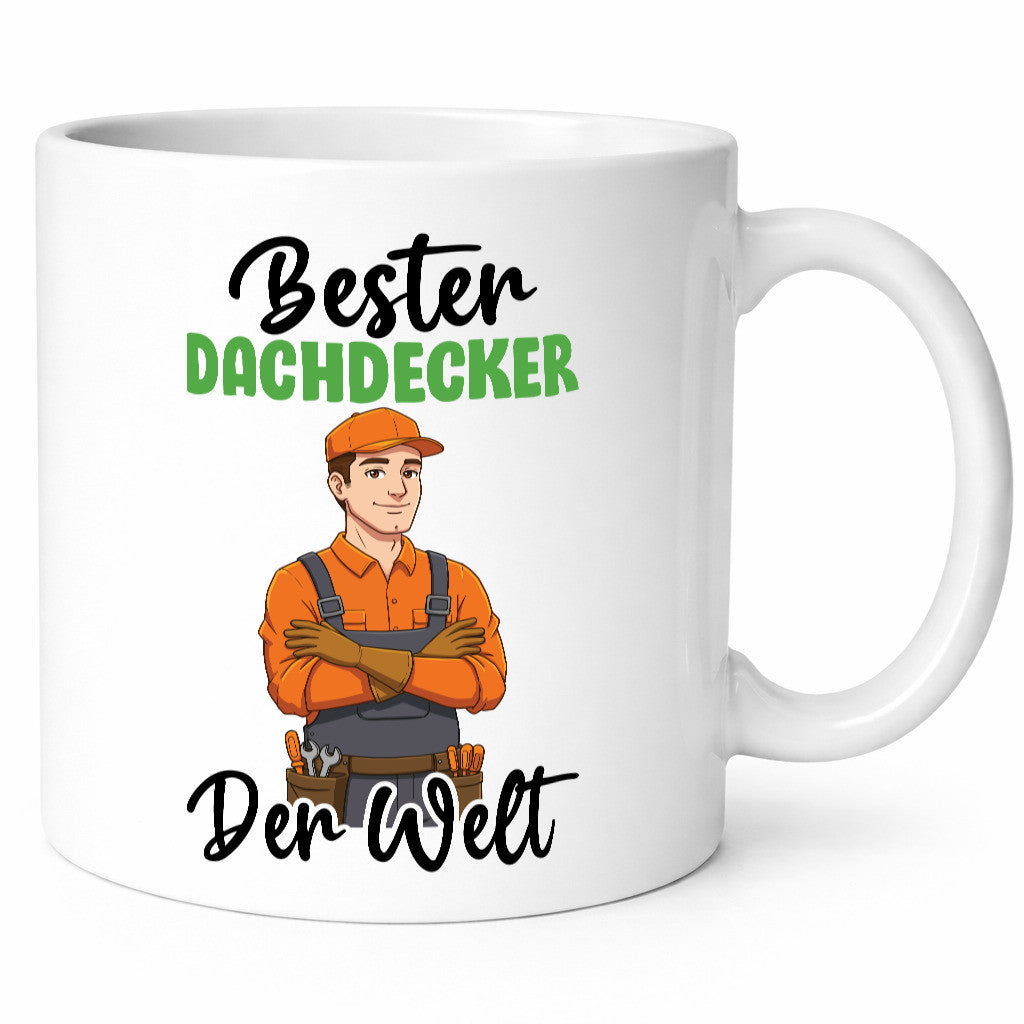 Bester Dachdecker | Dachbau Hausbau v2 lustiger Spruch Geschenk Humor