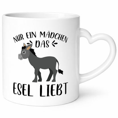 Nur ein Mädchen das Esel Lieb | Tiere Liebhaber Geschenkidee Tierliebhaber