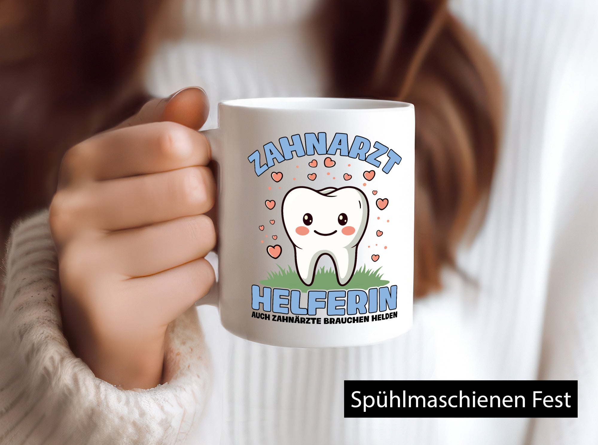 Zahnarzthelferin | Helding Zahnarztpraxis Humor Geschenkidee Tasse