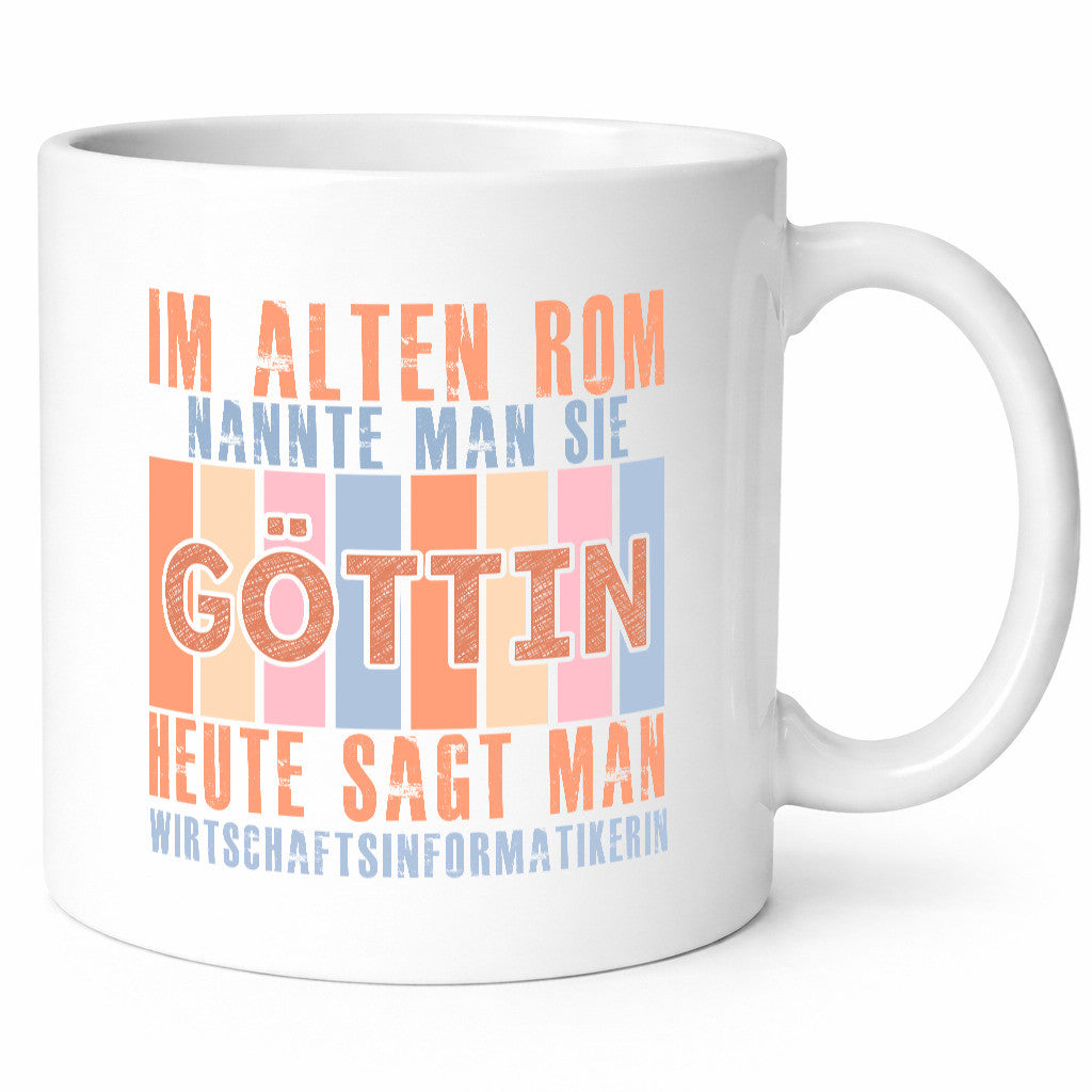 Heute sagt man: Wirtschaftsinformatikerin Humor Geschenkidee Tasse