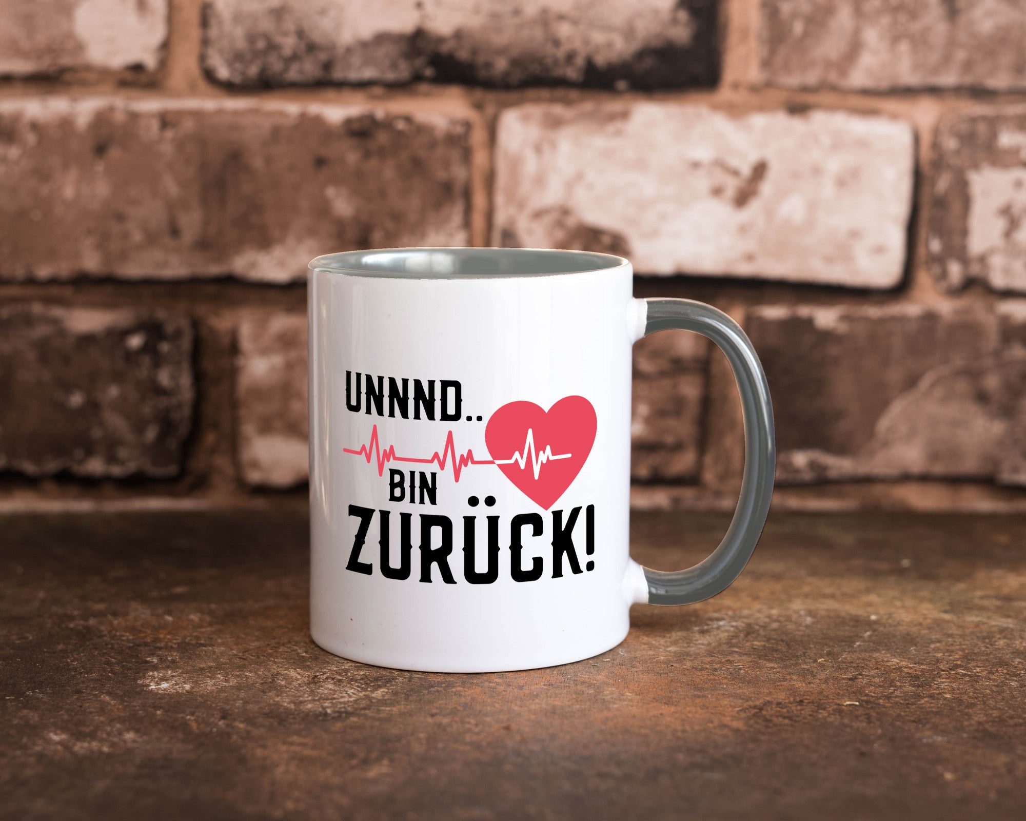 Bin zurück | Herzschlag Reanimation Puls Arzt Klinik Geschenk Humor