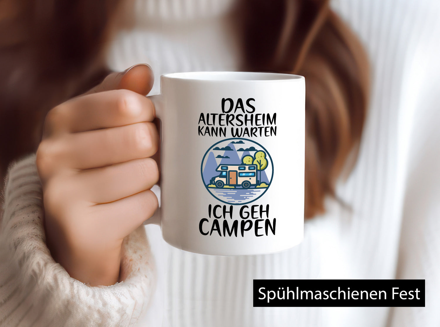 Altersheim kann warten | Rentner Camperliebe Wohnmobil Humor Ruhestand Jubiläum