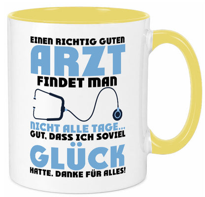 Richtig guter Arzt | Dankeschön Doktor Stethoskop Humor Geschenkidee Tasse