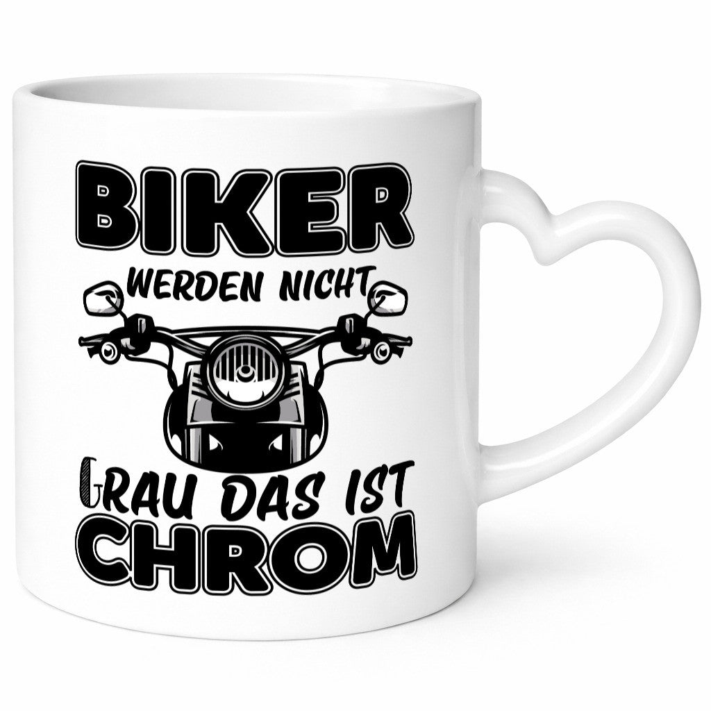 Biker werden nicht grau | Motorradfahrer Tasse Humor Geschenkidee