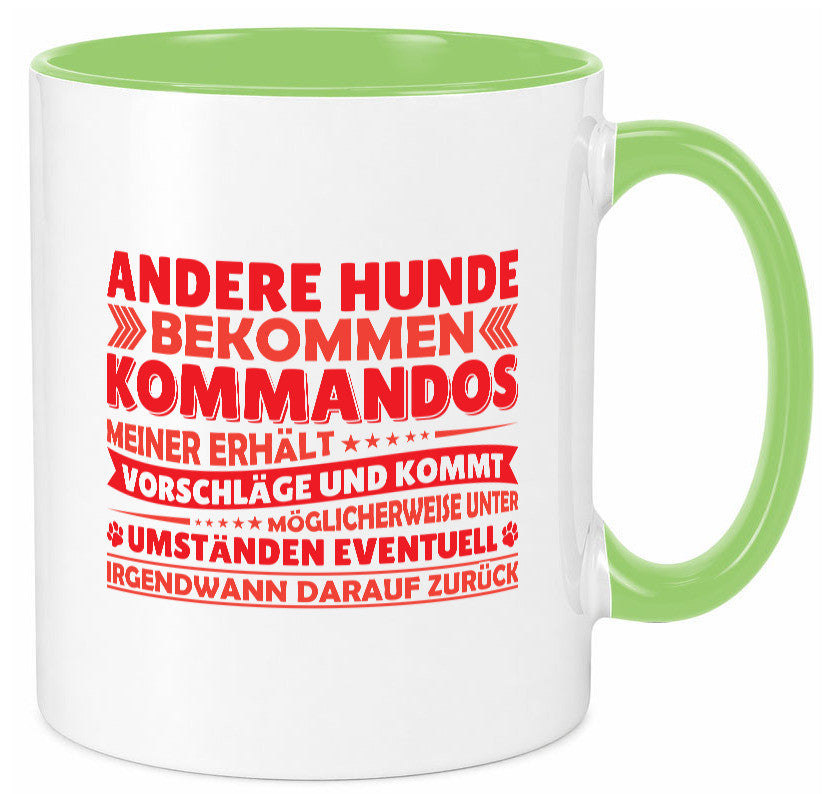 Hunde Training | Hundebesitzer Tasse Hundekommando vl5 lustig Tierliebhaber