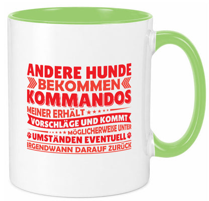 Hunde Training | Hundebesitzer Tasse Hundekommando vl5 lustig Tierliebhaber