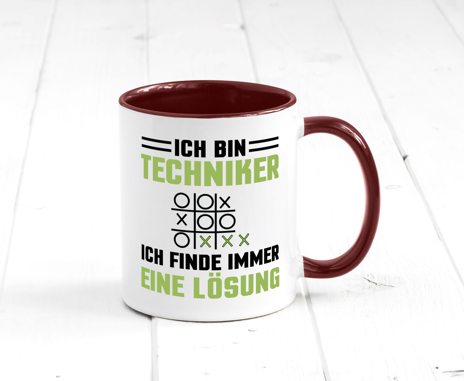 Ich bin Techniker finde immer eine Lösung | lustiger Spruch Geschenk Humor