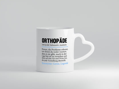 Orthopäde | Spruch Humor Beruf Orthopädie Geschenk Arbeit Kollegen Büro