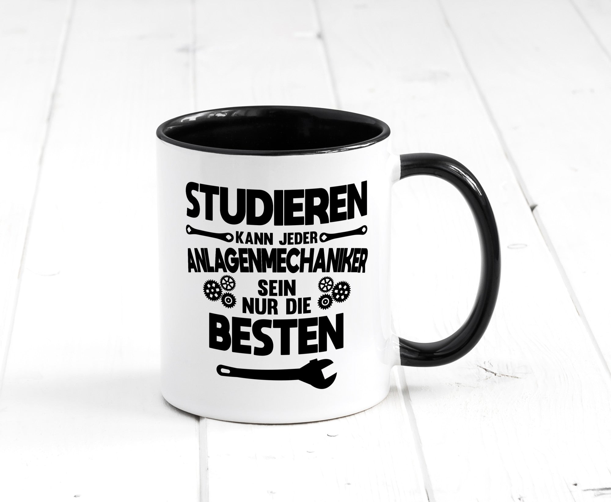 Nur die besten werden Anlagenmechaniker Humor Geschenkidee Tasse
