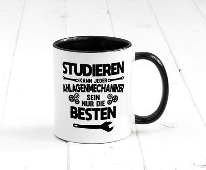 Nur die besten werden Anlagenmechaniker Humor Geschenkidee Tasse