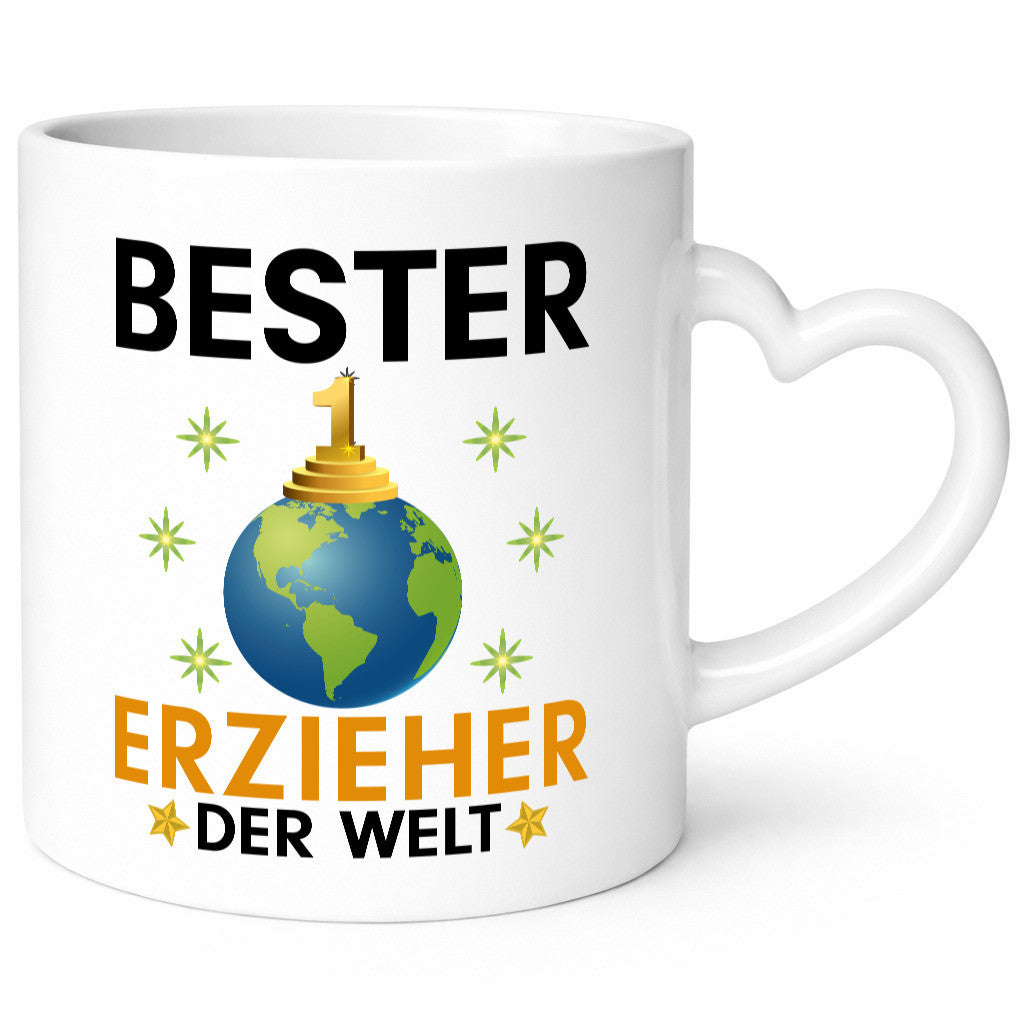 Welt Bester Erzieher | Pädagoge Schule lustig Humor Geschenkidee Geschenk Tasse