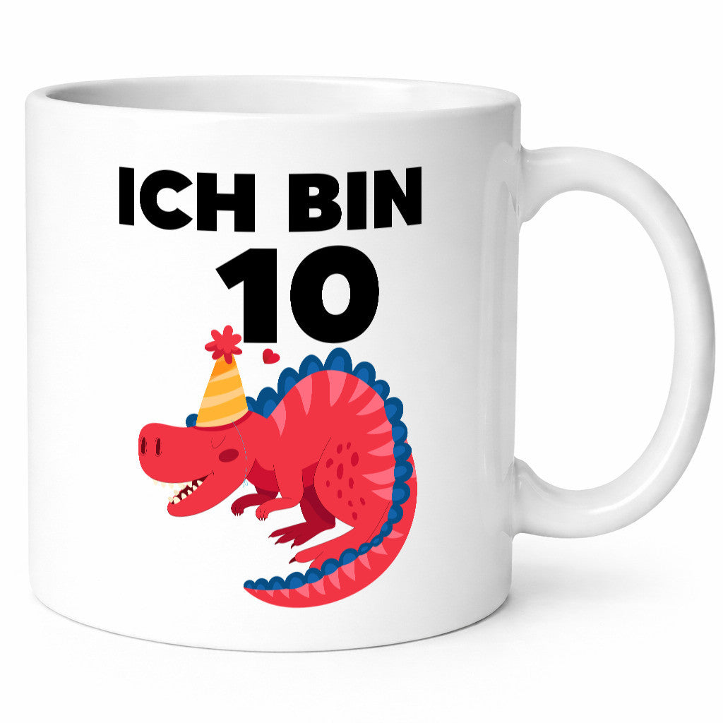 10. Geburtstag | Dino Dinosaurier 10 Jahre lustiger Spruch Geschenk