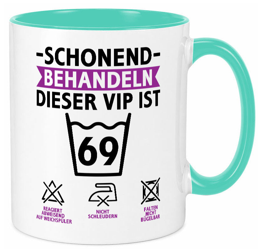 69 Geburtstag | schonend behandeln Jahre v2 Geschenk Geschenkidee lustiger