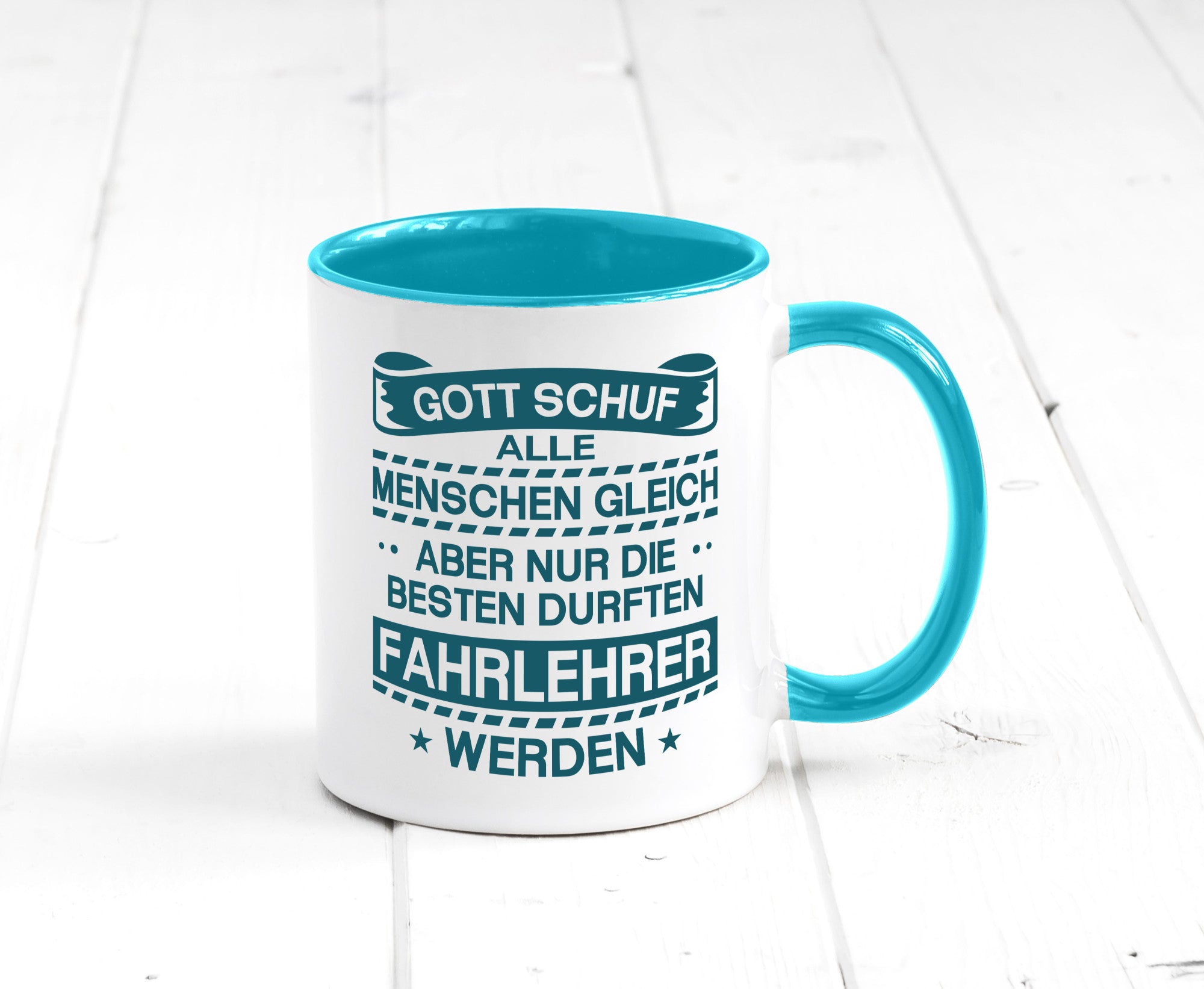 Alle Menschen gleich, die Besten sind Fahrlehrer | Sterne Humor Geschenkidee