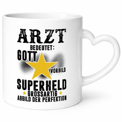 Bedeutung von Arzt | Medizin Doktor Facharzt Humor Geschenkidee Tasse