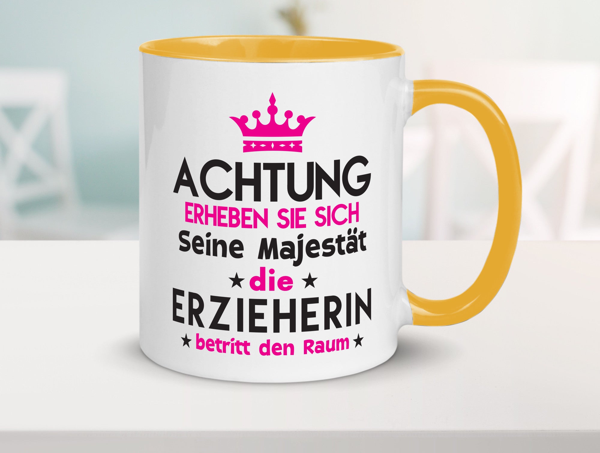 Seine Majestät Erzieherin | Pädagogin Schule Humor Geschenkidee Tasse