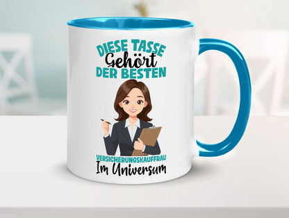 Im Universum: Versicherungskauffrau | Kauffrau lustig Humor Geschenkidee