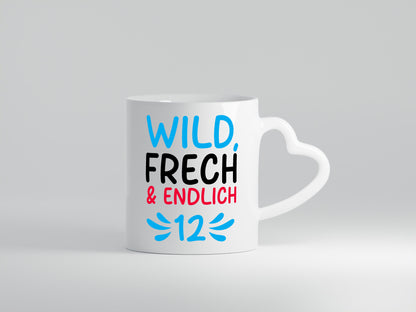 12. Geburtstag | 12 Jahre Wild &amp; Frech lustiger Spruch Geschenk Geschenkidee