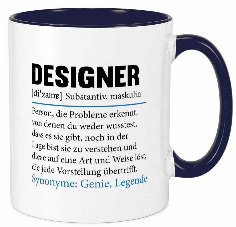 Designer Beruf | Gestalter Medien Schmuck Mode Geschenk Arbeit Kollegen Büro