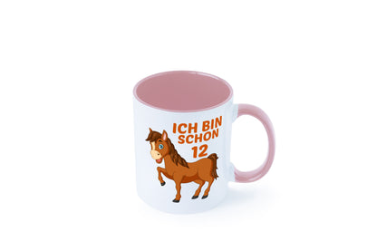 12. Geburtstag | Ich bin schon 12 Pferde Pony Geschenkidee Humor Tasse