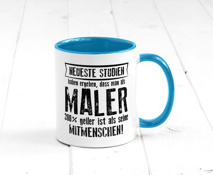 Neuste Studien: Maler | Malerei lustig Humor Geschenkidee Geschenk Tasse