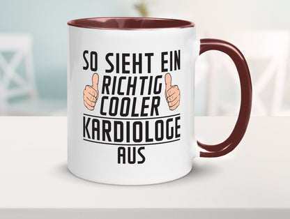 Richtig Cooler Kardiologe | Kardiologie lustiger Spruch Geschenk Humor
