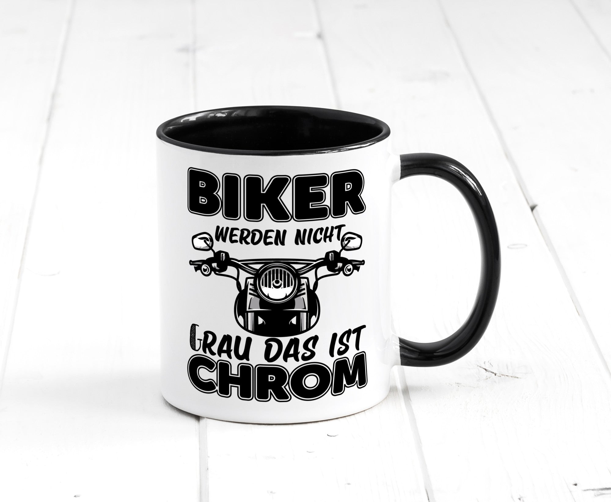 Biker werden nicht grau | Motorrradfahrer Tasse Humor Geschenkidee