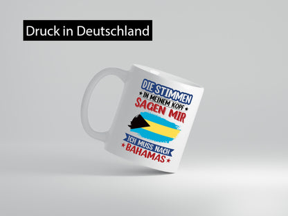 Bahamas | Urlaub Stimmen in meinem Kopf Traumland Geschenk Humor Geschenkidee
