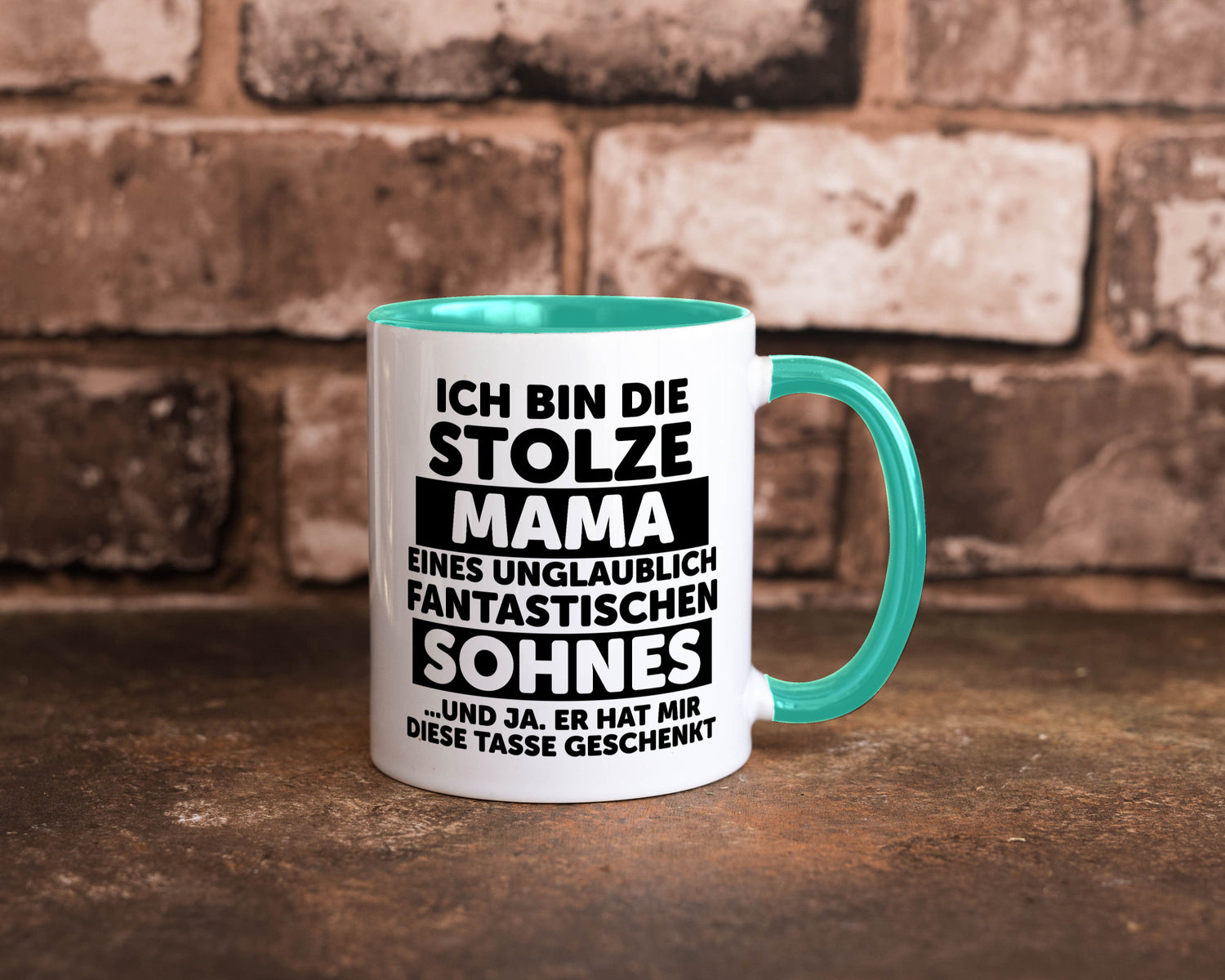 Stolze Mama | Fantastischer Sohn Beste Humor Familie Geschenkidee Tasse