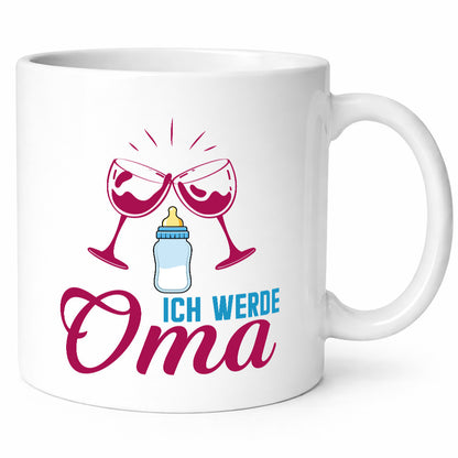 Ich werde Oma | Ankündigung Schwangerschaft Geschenkidee Familie Humor Tasse
