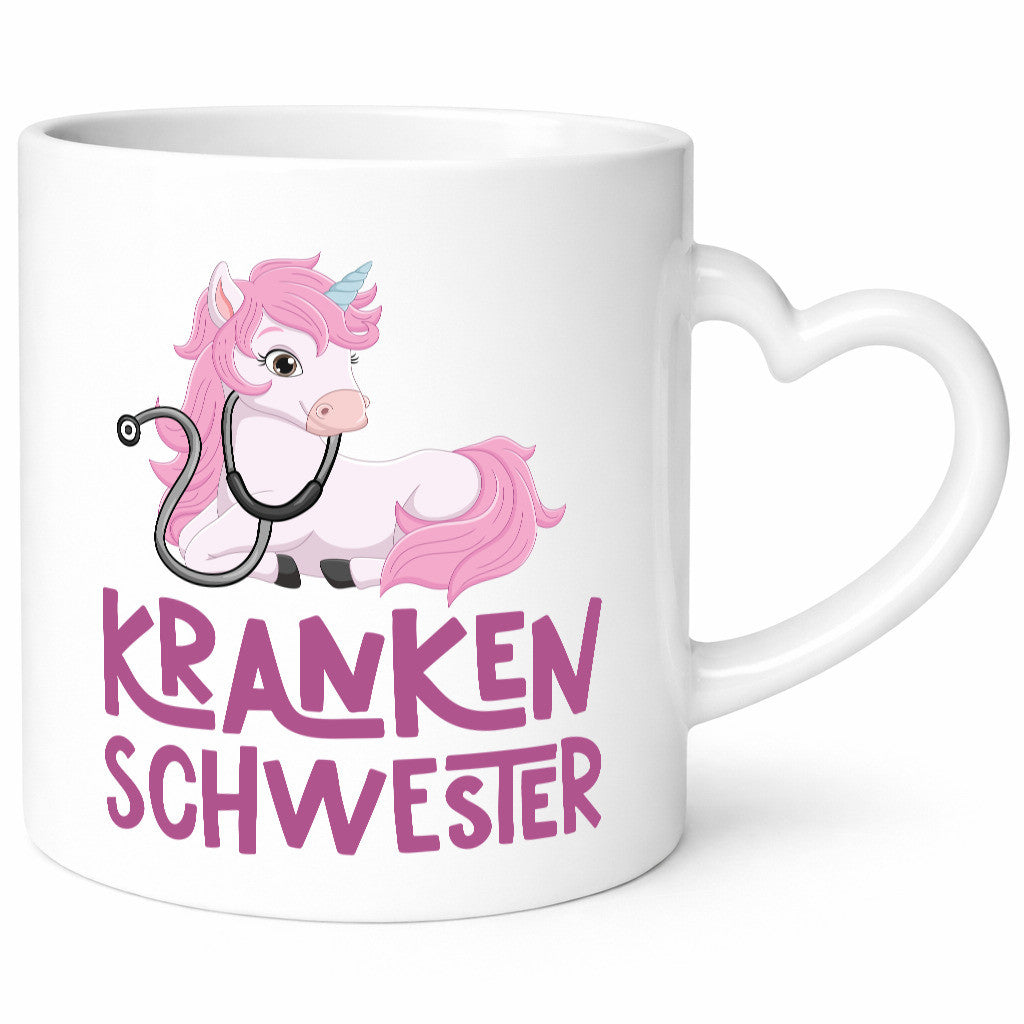 Krankenschwester | Süßes Einhorn Krankenhaus Humor Geschenkidee Tasse