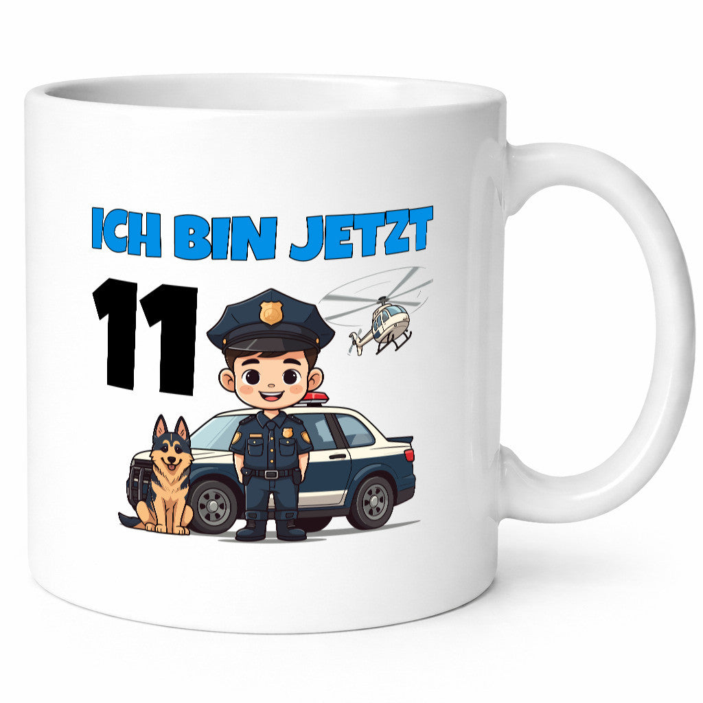 11. Geburtstag | 11 Jahre Polizei Kind Polizeiauto lustig Geschenkidee Geschenk