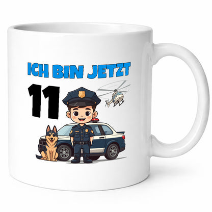 11. Geburtstag | 11 Jahre Polizei Kind Polizeiauto lustig Geschenkidee Geschenk