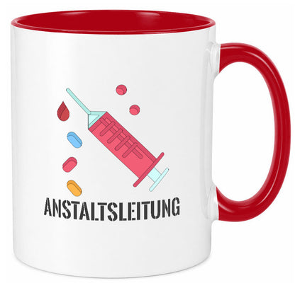 Anstaltsleitung | Krankenschwester Krankenhaus Humor Geschenkidee Tasse