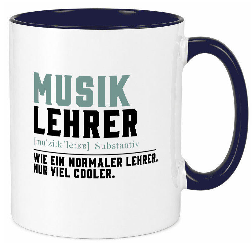 Musiklehrer | Lehrer Unterricht Lieblingslehrer Geschenkidee Humor Tasse