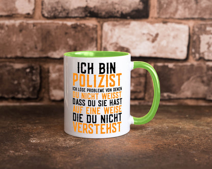Ich bin Polizist | Polizei Beruf Job lustiger Spruch Geschenk Arbeit Kollegen