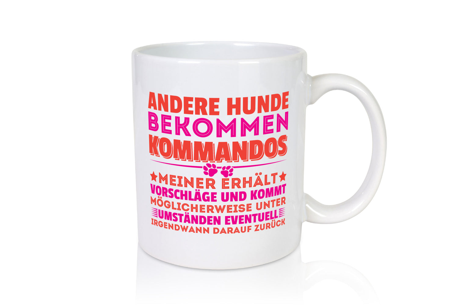 Hunde Training | Hundebesitzer Tasse Hundekommando vl8 lustig Tierliebhaber