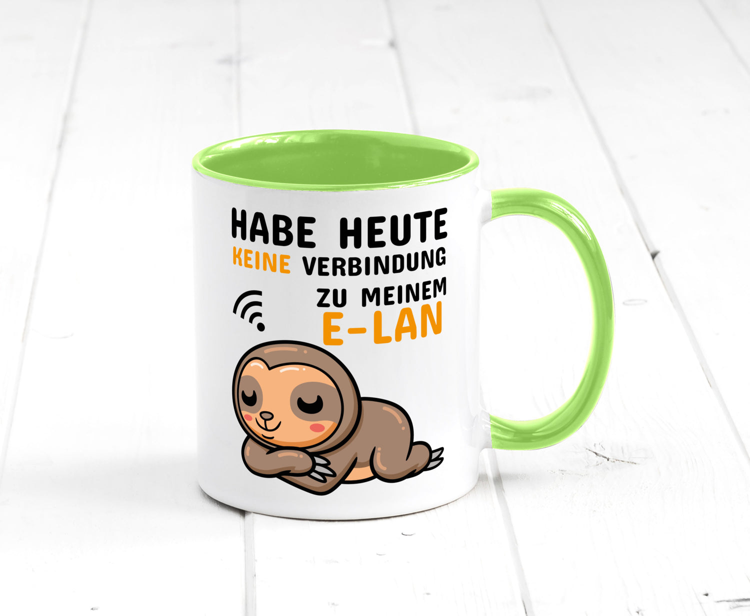 Keine Verbindung lustig Humor Geschenkidee Geschenk Tasse