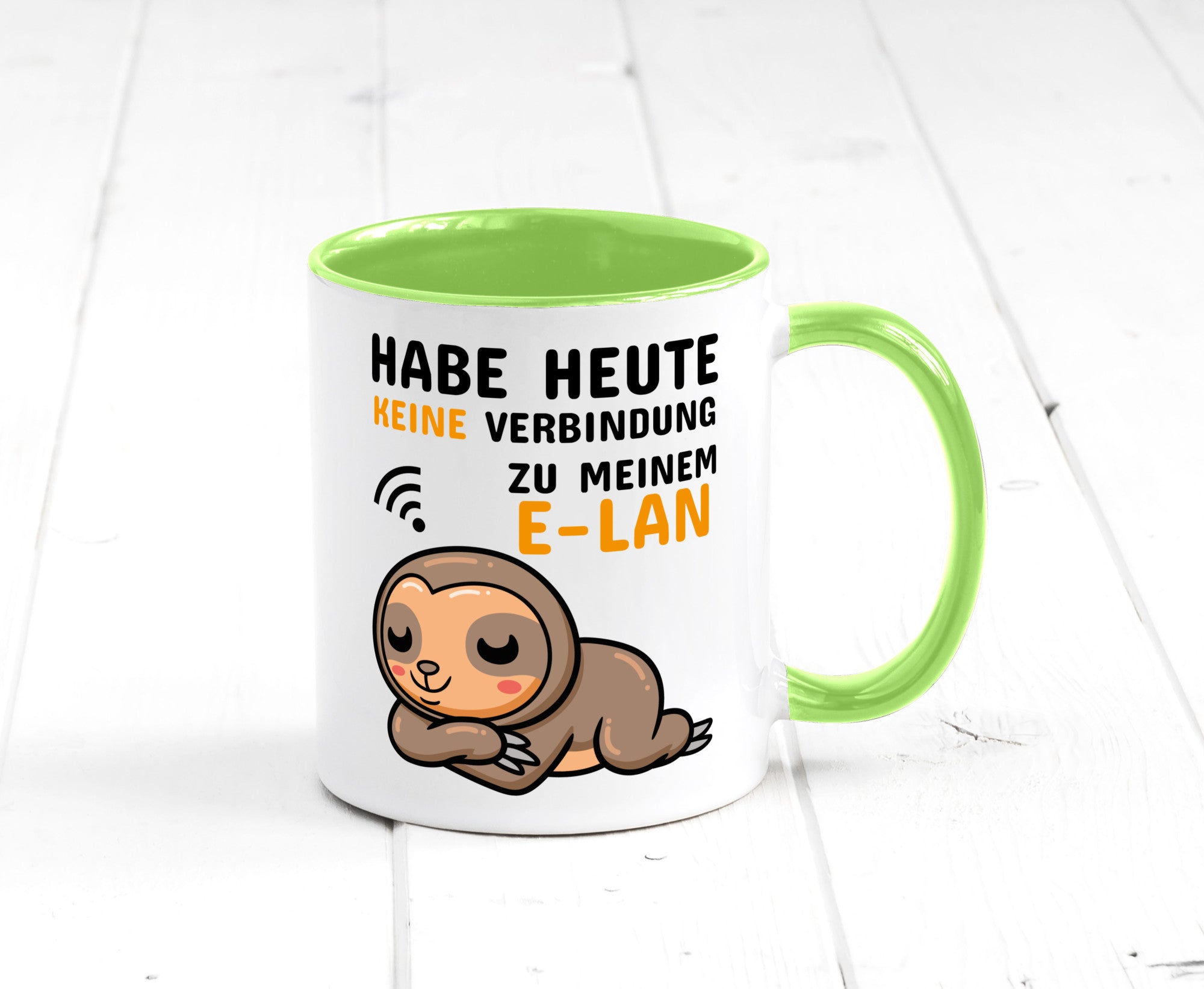 Keine Verbindung lustig Humor Geschenkidee Geschenk Tasse