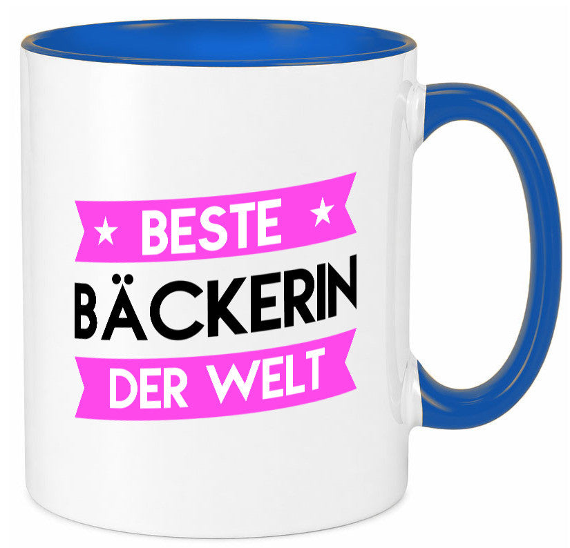 Beste Bäckerin | Bäckerei Frauen Backen lustig Humor Geschenkidee Geschenk Tasse