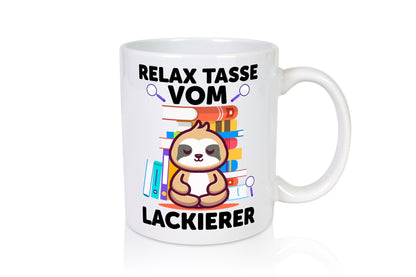 Relax Tasse: Lackierer | Definition lackieren Humor Geschenkidee Tasse