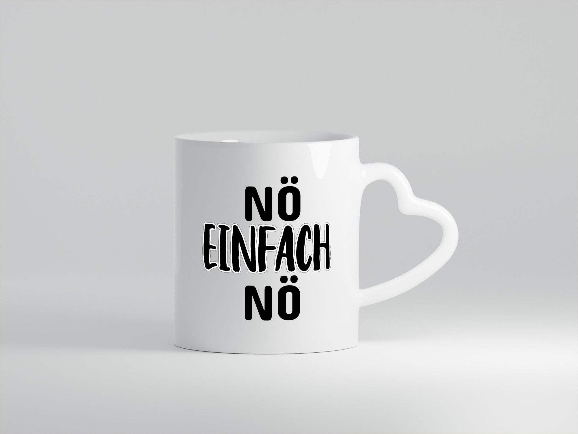Nö einfach lustiger Spruch Geschenk Humor Geschenkidee Tasse