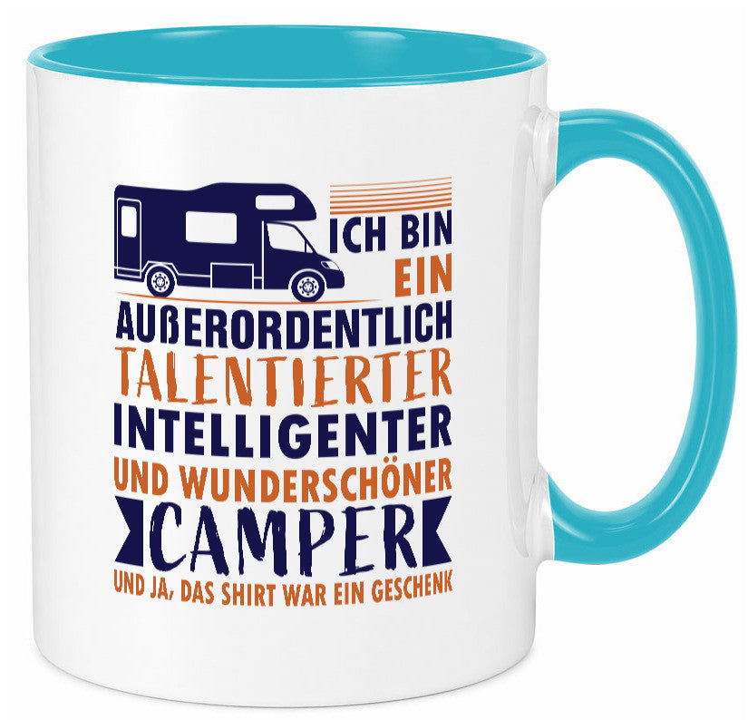 Talentierter | Intelligenter Wunderschöner Camper lustiger Spruch Geschenk